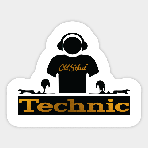 dj master Sticker by retroracing